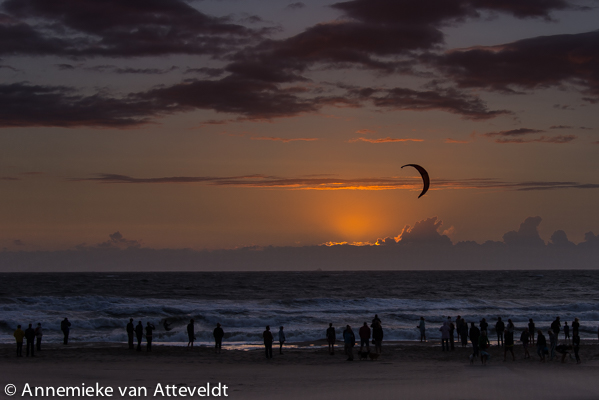 Paal 17 zonsondergang